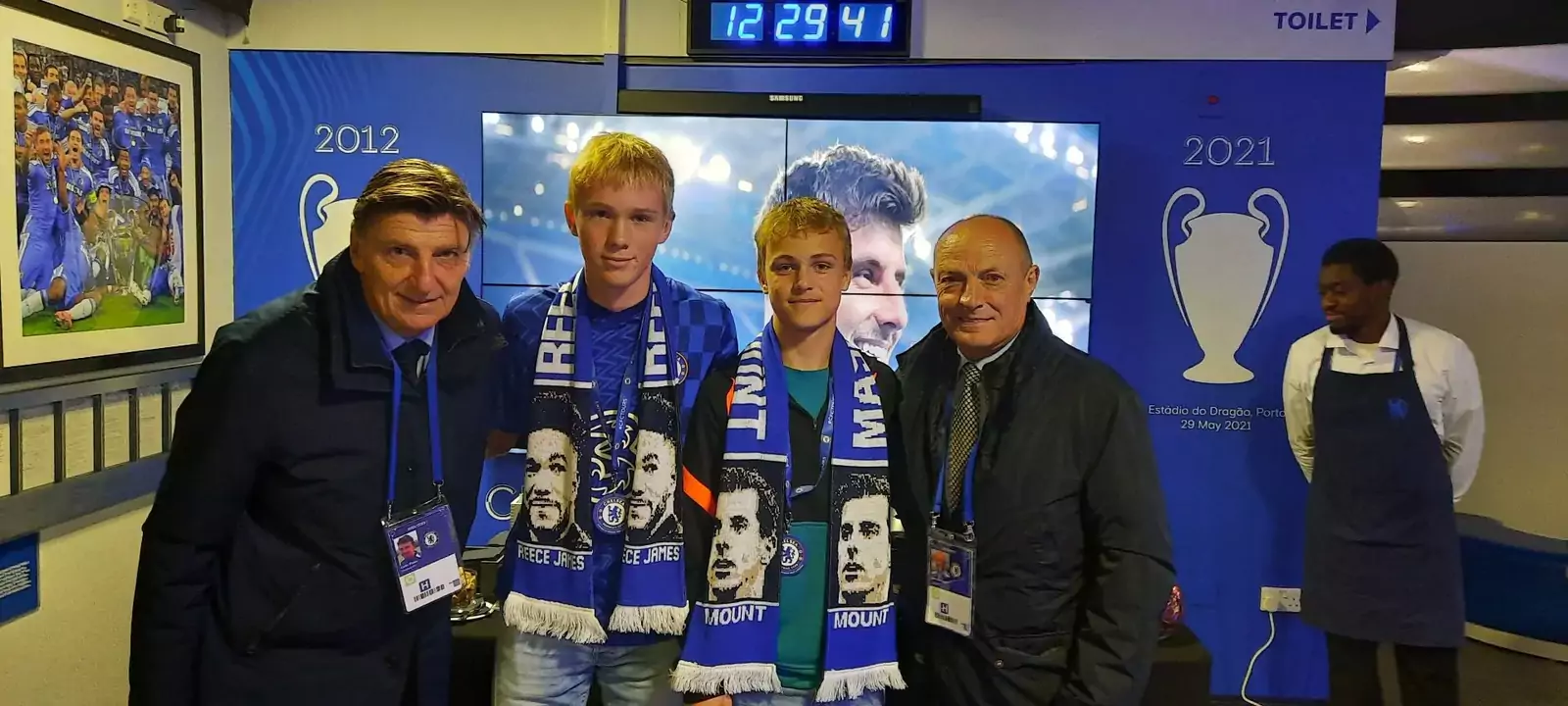 Chelsea Champions League lounge