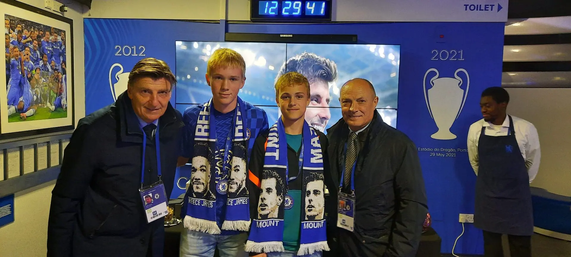 Chelsea Champions League lounge