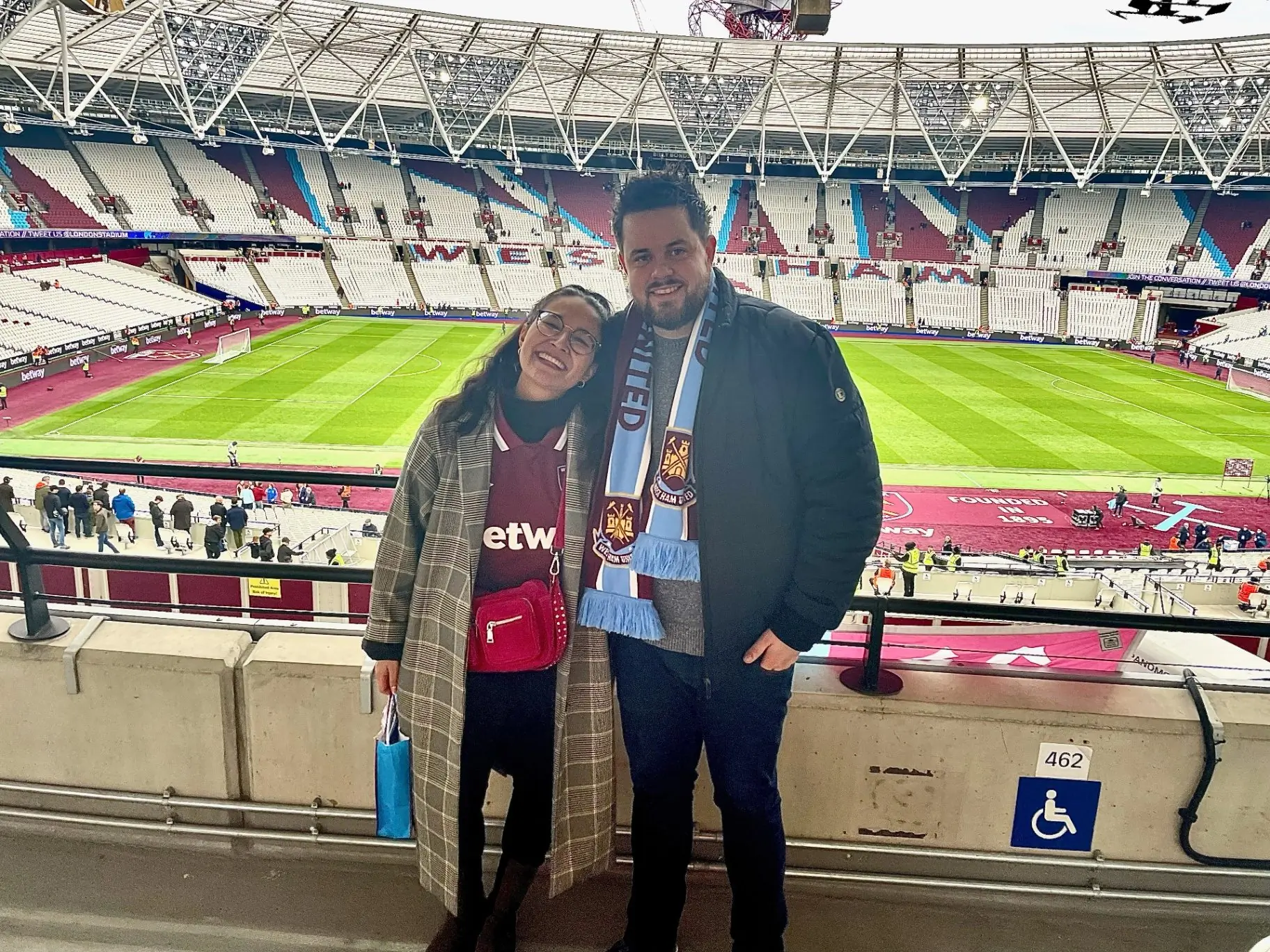 Fans på London Stadium